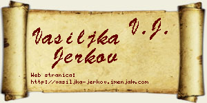 Vasiljka Jerkov vizit kartica